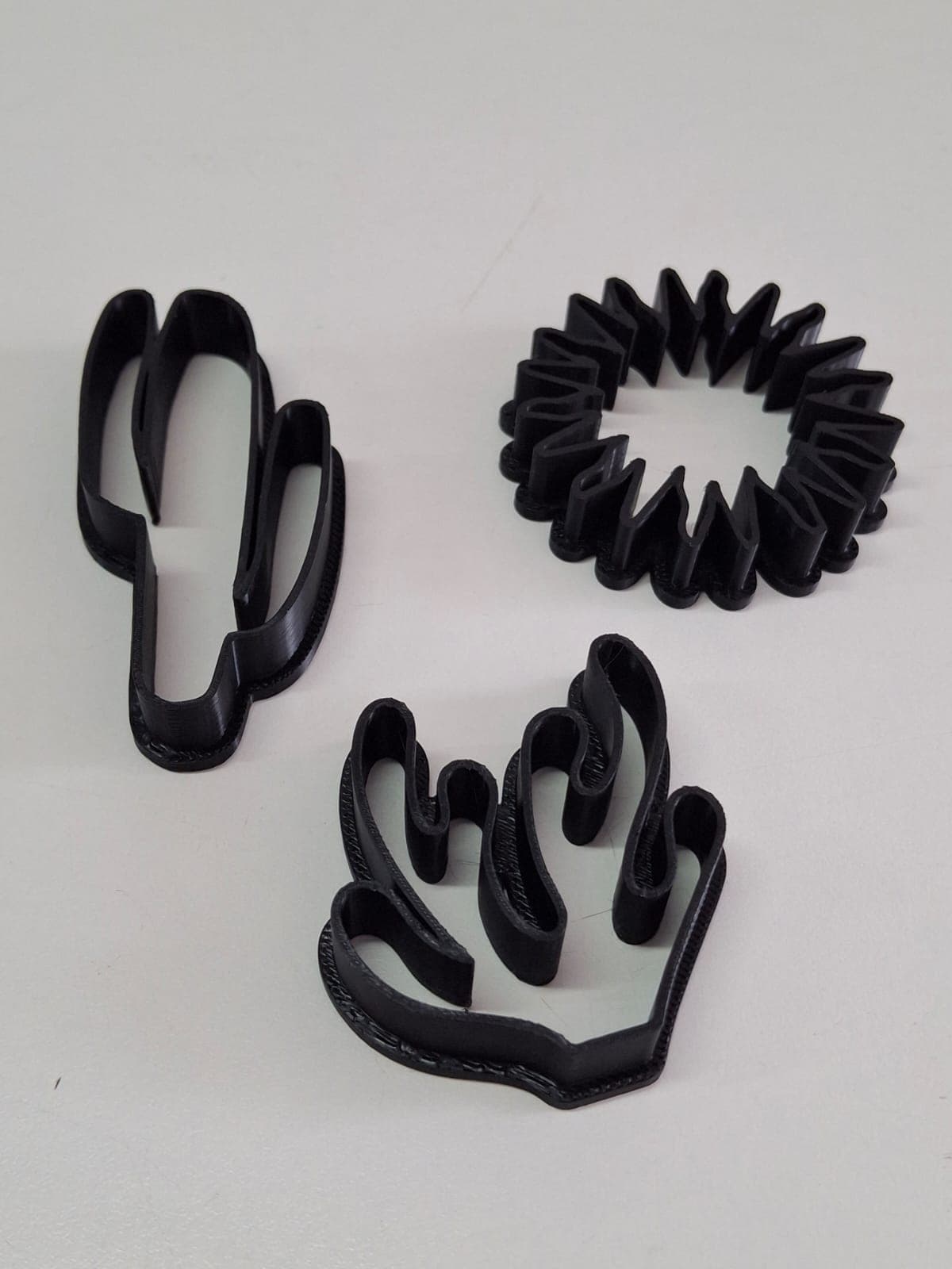 Formas geométricas impressas em 3D