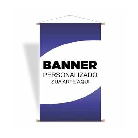 Banner impresso em lona